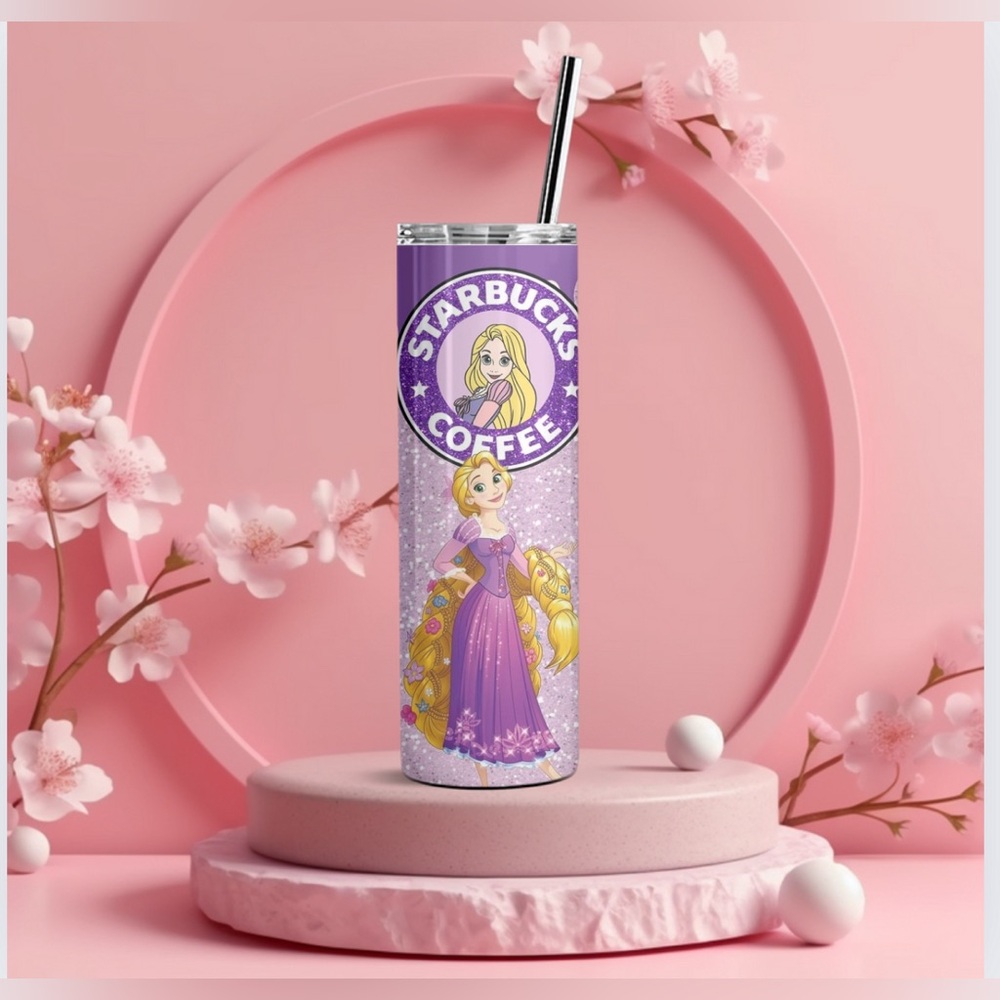 Rapunzel Skinny tumbler 20onz